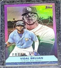 Vidal Brujan [Purple] #FF-6 Baseball Cards 2022 Topps Fresh Faces Prices