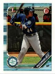 Julio Rodriguez [Sky Blue] Baseball Cards 2019 Bowman Prospects Prices