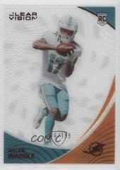 Jaylen Waddle [Red] #CVR-6 Football Cards 2021 Panini Chronicles Clear Vision Rookies Prices