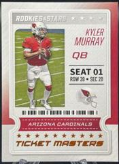 Kyler Murray #7 Football Cards 2020 Panini Rookies & Stars Ticket Masters Prices