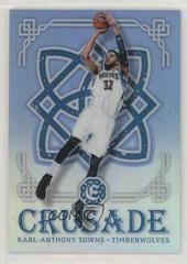Karl Anthony Towns [Blue] Basketball Cards 2016 Panini Excalibur Crusade Prices