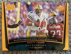 Brett Favre [Bronze] Football Cards 1998 Upper Deck Prices