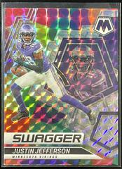 Justin Jefferson #SW-14 Football Cards 2022 Panini Mosaic Swagger Prices