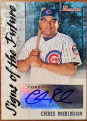 Chris Robinson [autograph] #SOF-CR Baseball Cards 2007 Bowman Signs of the Future Prices