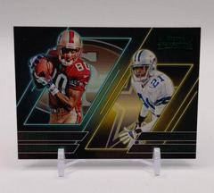 Jerry Rice, Deion Sanders [Emerald] #CS-RS Football Cards 2022 Panini Contenders Series Prices