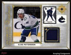 Elias Pettersson #UD-EP Hockey Cards 2021 Ultimate Collection Display Jersey Prices