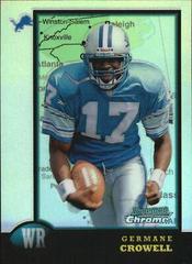 Germane Crowell [Interstate] #8 Football Cards 1998 Bowman Chrome Prices
