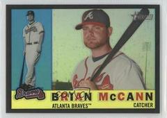 Brian McCann [Black Refractor] Baseball Cards 2009 Topps Heritage Chrome Prices