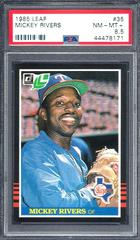 Mickey Rivers Baseball Cards 1985 Leaf Prices