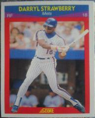 Darryl Strawberry #15 Baseball Cards 1990 Score Superstars Prices