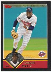 David Ortiz [Black] Baseball Cards 2003 Topps Prices