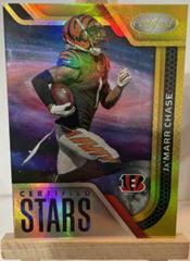 Ja'Marr Chase [Gold] Football Cards 2022 Panini Certified Stars Prices