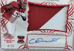 Christian Barmore [Red] #PA-CB1 Football Cards 2021 Leaf Trinity Patch Autographs Prices
