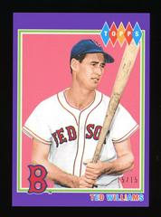 Ted Williams [Purple] Baseball Cards 2022 Topps Brooklyn Collection Prices