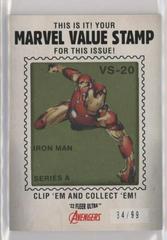 Iron Man #VS-20 Marvel 2022 Ultra Avengers Value Stamp Relics Prices