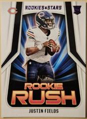 Justin Fields [Purple] #RR4 Football Cards 2021 Panini Rookies and Stars Rush Prices