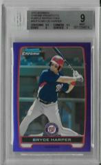 Bryce Harper [Purple Refractor] #BCP10 Baseball Cards 2012 Bowman Chrome Prospects Prices