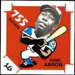 Hank Aaron Baseball Cards 1980 Laughlin 300/400/500 Prices