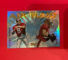 Steve Young/Jerry Rice #AR1 Football Cards 1995 Topps Air Raid Prices