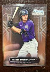 Benny Montgomery #BSP-84 Baseball Cards 2022 Bowman Sterling Prices