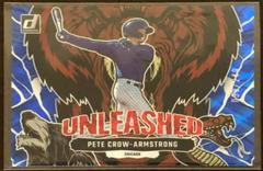 Pete Crow Armstrong [Blue] #U10 Baseball Cards 2023 Panini Donruss Unleashed Prices