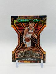 Devin Booker #18 Basketball Cards 2022 Panini Obsidian Volcanix Prices