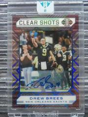 Drew Brees [Signature] #7 Football Cards 2020 Panini Illusions Clear Shots Prices