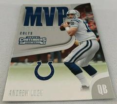 Andrew Luck Football Cards 2018 Panini Contenders MVP Prices
