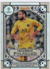 Gianluigi Donnarumma #PF-1 Soccer Cards 2021 Topps Merlin Chrome UEFA Prophecy Fulfilled Prices