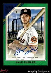 Kyle Tucker [Green] Baseball Cards 2022 Topps Gallery Veteran Autographs Prices