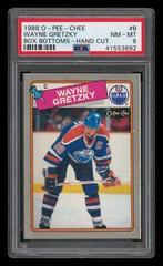 Wayne Gretzky Hockey Cards 1988 O-Pee-Chee Box Bottoms Hand Cut Prices