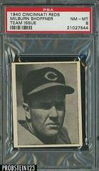 Milburn Shoffner Baseball Cards 1940 Cincinnati Reds Team Issue Prices
