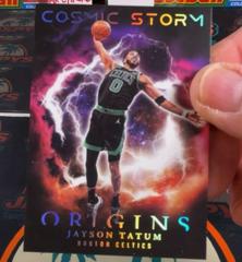 Jayson Tatum #9 Basketball Cards 2023 Panini Origins Cosmic Storm Prices