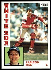 Carlton Fisk Baseball Cards 1984 Topps Nestle Prices