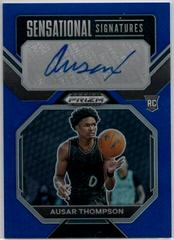 Ausar Thompson [Blue] #SS-AST Basketball Cards 2023 Panini Prizm Draft Picks Sensational Signatures Prices