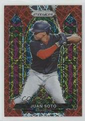 Juan Soto [Red Velocity] #SG-3 Baseball Cards 2021 Panini Prizm Stained Glass Prices