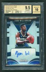 Zion Williamson [Silver Prizm] Basketball Cards 2019 Panini Prizm Rookie Signatures Prices