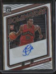 Christian Koloko #RDS-CKK Basketball Cards 2022 Panini Donruss Optic Rookie Dominators Signatures Prices