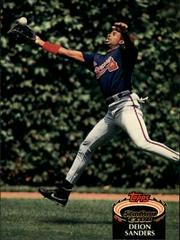 Deion Sanders #15 Baseball Cards 1992 Stadium Club Prices