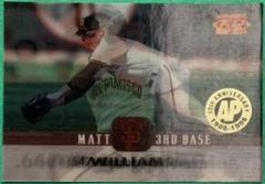 Matt Williams #56 Baseball Cards 1996 Sportflix Prices