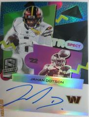 Jahan Dotson #8 Football Cards 2023 Panini Spectra RetroSpect Autograph Prices