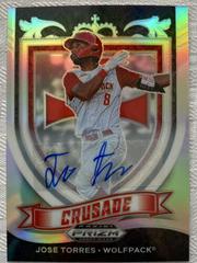 Jose Torres [Autograph Silver Prizm] Baseball Cards 2021 Panini Prizm Draft Picks Crusade Prices