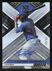Cristian Hernandez [Autograph] #9 Baseball Cards 2023 Panini Chronicles XR Prices