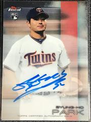 Byung Ho Park Baseball Cards 2016 Topps Finest Autographs Prices