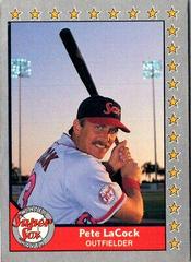 Pete LaCock #33 Baseball Cards 1990 Pacific Senior League Prices