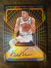 Kevin Knox [Orange] Basketball Cards 2018 Panini Obsidian Matrix Autographs Prices