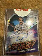 Wander Franco #LIOA-WF Baseball Cards 2022 Topps Cosmic Chrome Launched Into Orbit Autographs Prices