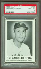 Orlando Cepeda #128 Baseball Cards 1960 Leaf Prices