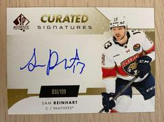Sam Reinhart #SPC-SR Hockey Cards 2022 SP Authentic Curated Signatures Prices