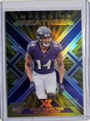 Kyle Hamilton [Gold] Football Cards 2022 Panini XR Impending Greatness Prices